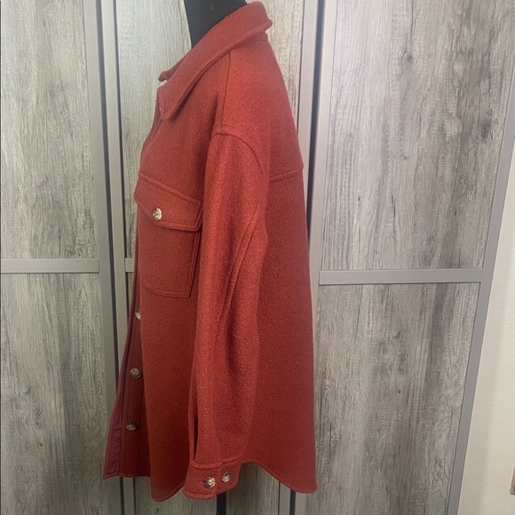 Aritzia Wilfred Free The Ganna 100% Merino-wool Shacket - Picture 6 of 13